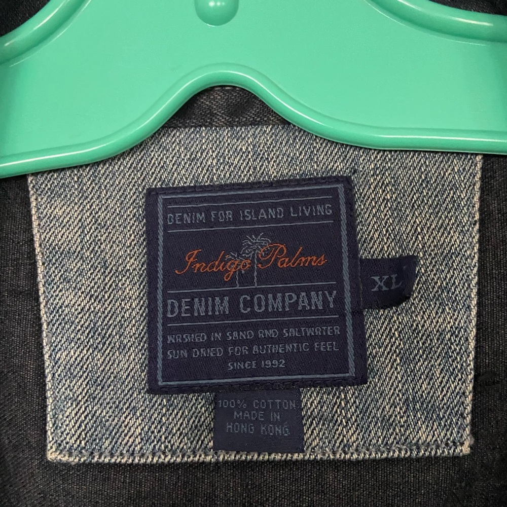 Indigo palms men’s jean jacket